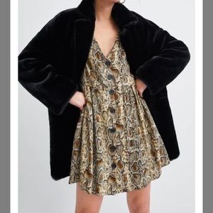 Zara snake skin dress